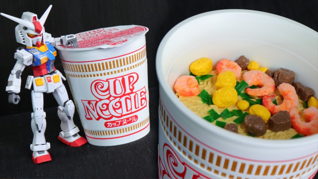 This Plastic Model Looks Good Enough To Eat! | Bandai 1/1 Cup Noodle Review