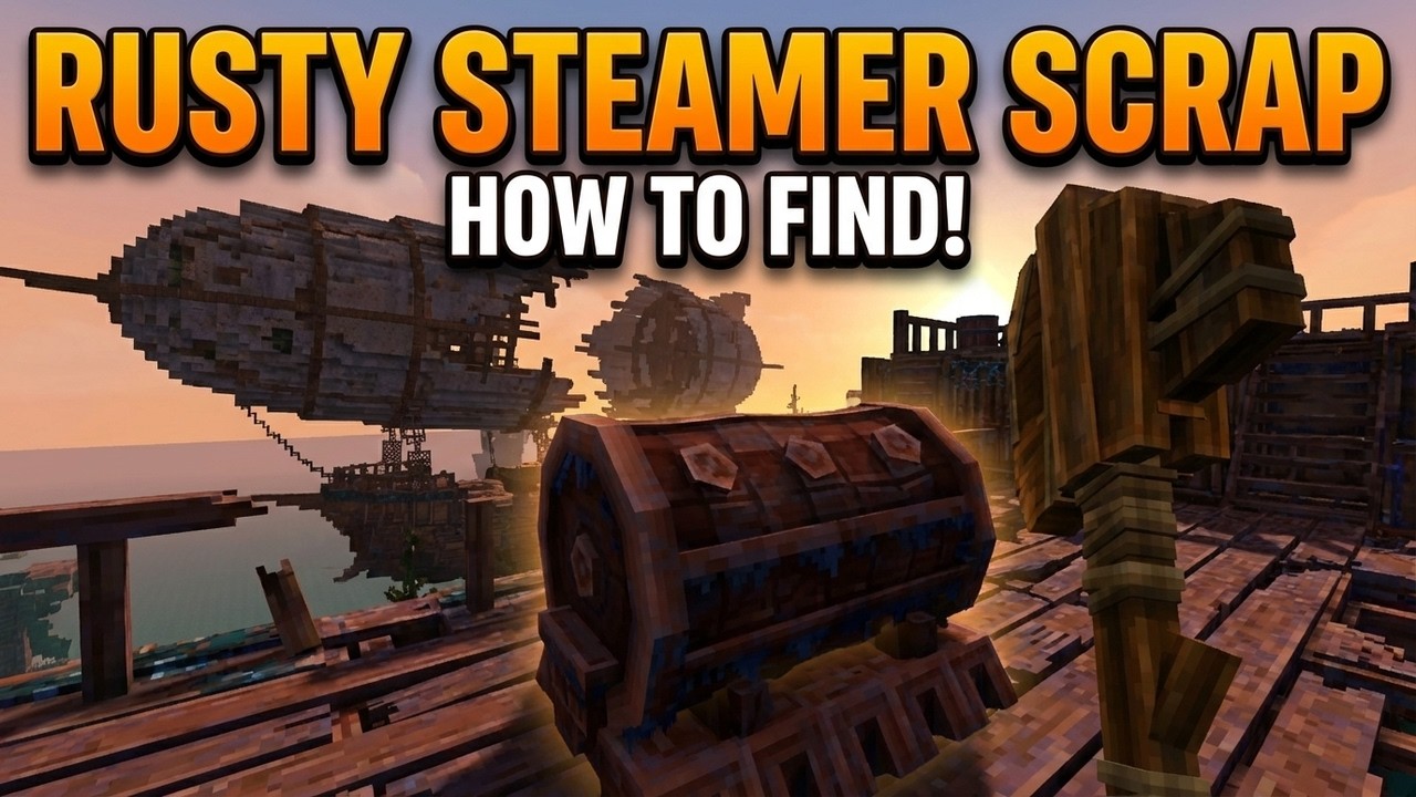 How to Find Rusty Steamer Metal Scrap in Everwind (Step by Step)