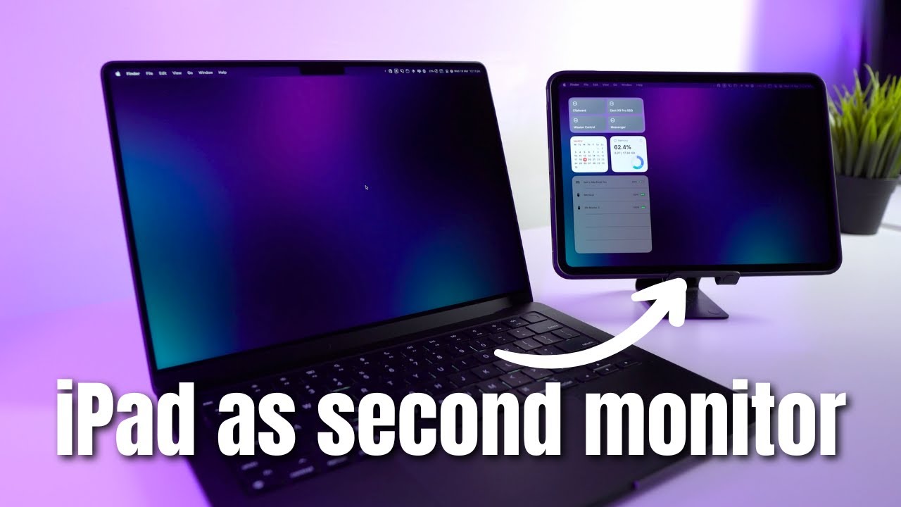 How I Use My iPad as a Second Monitor for My Mac (Wired & Wireless!)
