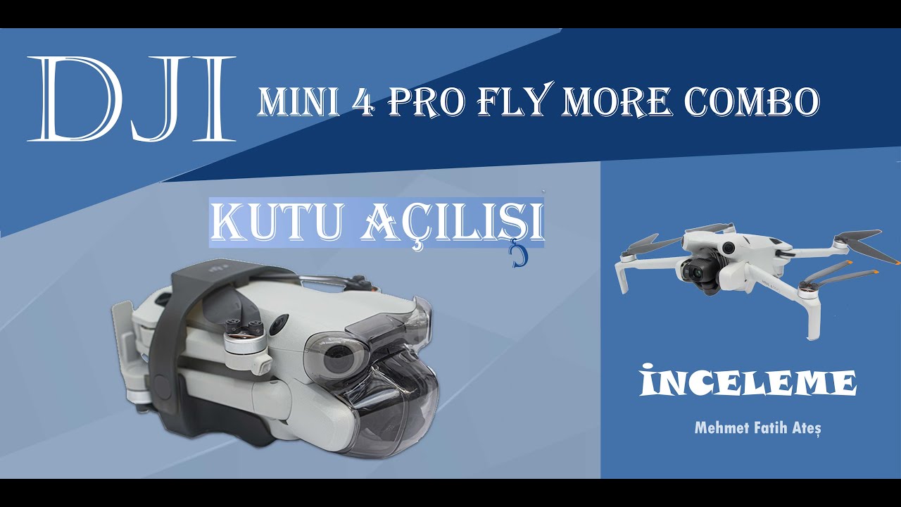 DJI Mini 4 Pro Fly More Combo Plus (DJI RC 2) Kutu Açılışı