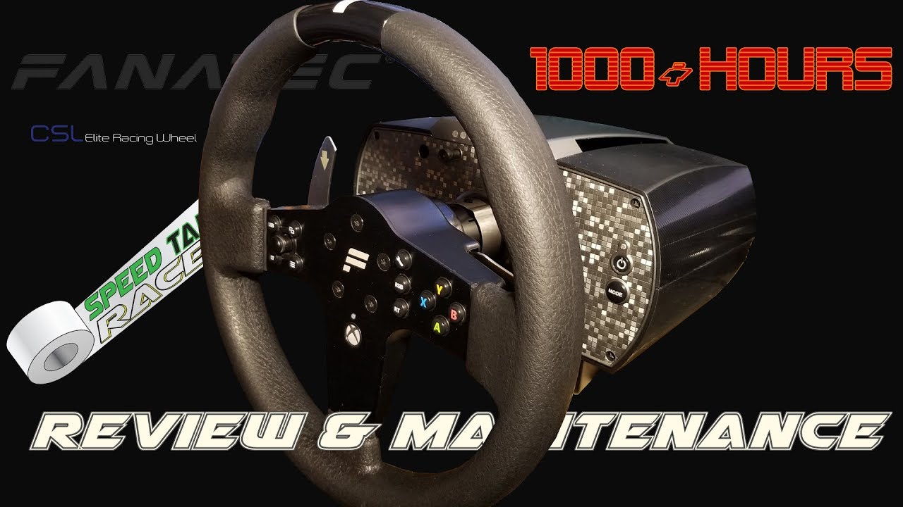 1000+ Hr Fanatec CSL-Elite Wheelbase & P1 Wheel Review & Maintenance