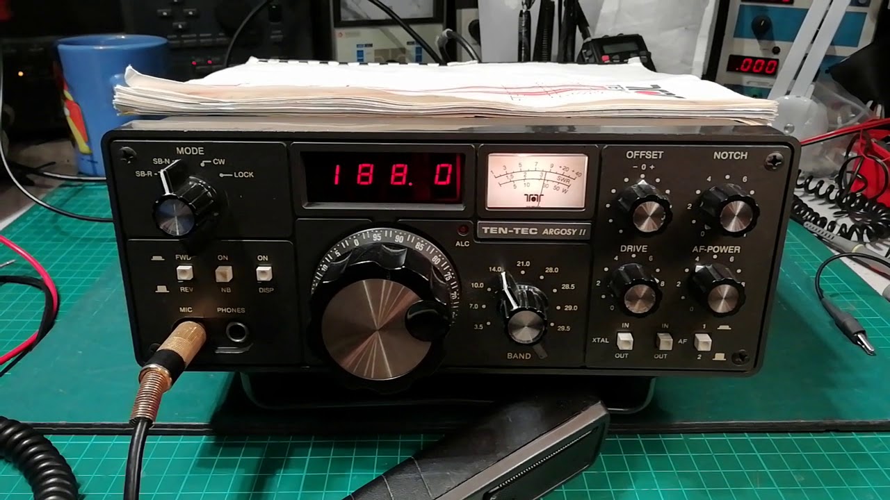 Ten-Tec Argosy II after a full realignment.