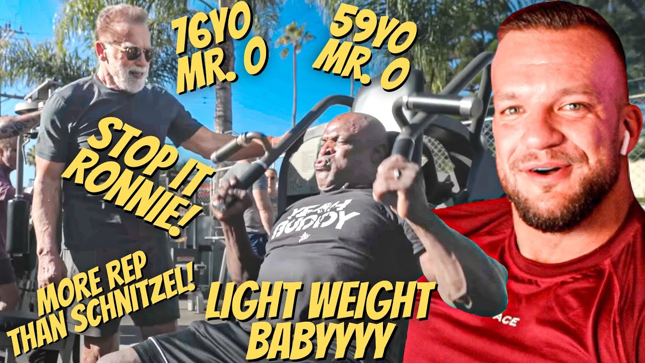 Ronnie Coleman(59) & Arnold Schwarzenegger(76) geben gas wie in alten Tagen! William Niewiara React