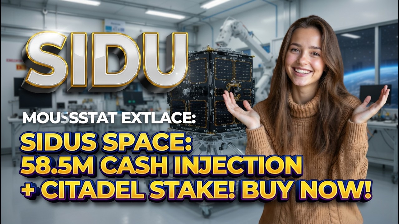 Sidus Space: 58.5M Cash Injection + Citadel Stake! Buy Now! SIDU Stock Analysis