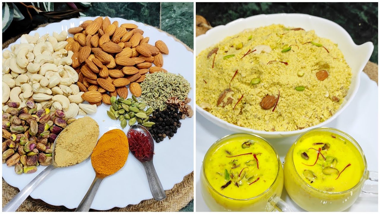 Masala Milk Recipe | Homemade Masala Doodh Powder | मसाला दूध पाउडर और मसाला दूध | Masala Dudh Recip
