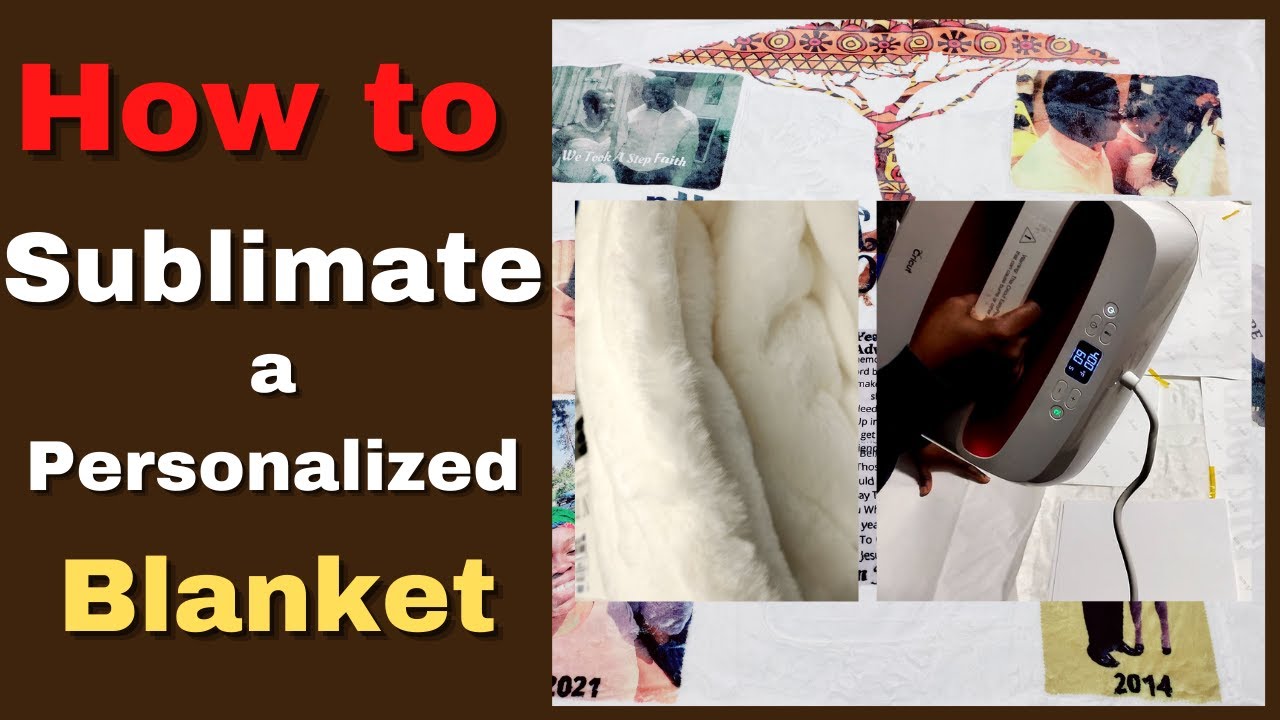 SUBLIMATION BLANKET WITH CRICUT EASY PRESS