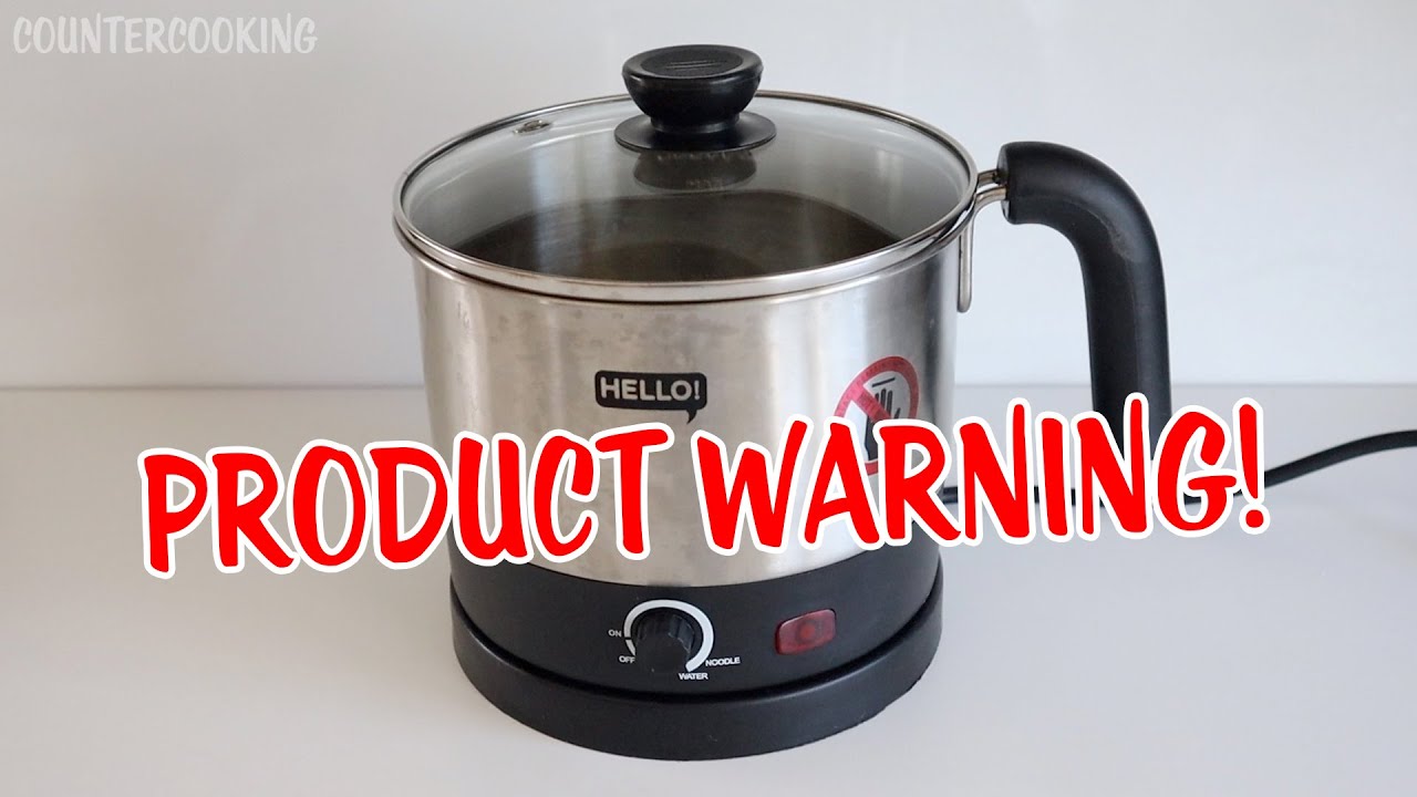 Hello! Electric Stainless Steel Hotpot WARNING!