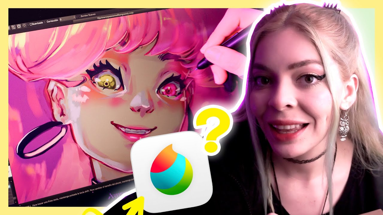 Первые 10 шагов к рисованию в MEDIBANG | Распаковка и обзор Artisul D16🔥