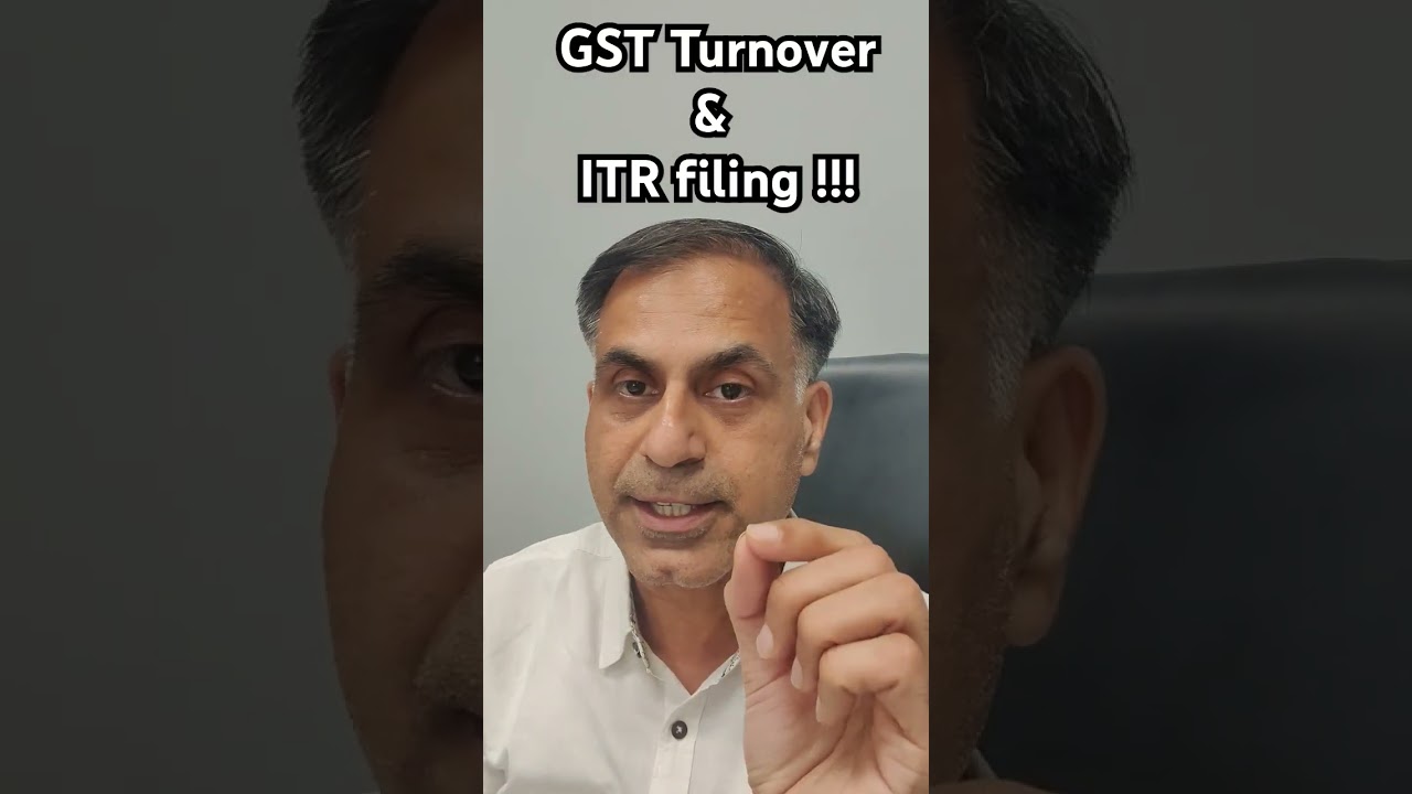 GST Turnover & ITR filing !!!