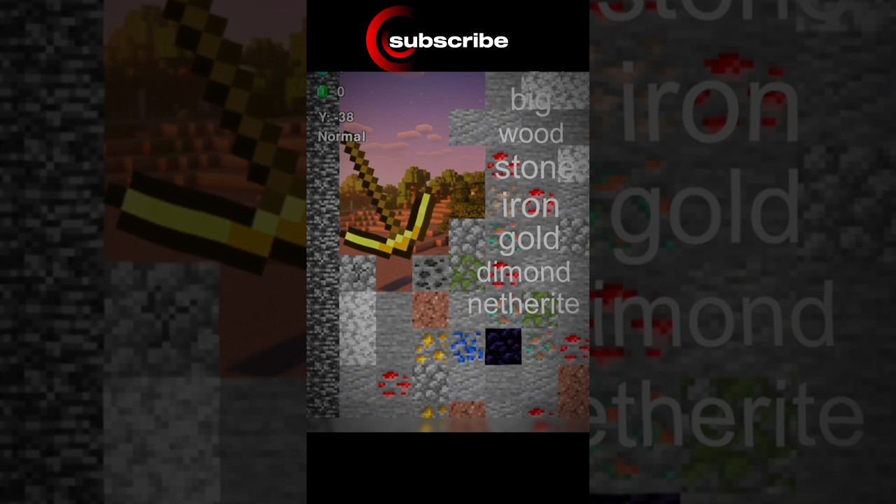 Cheat control _ / FALLING PICKAXE #ytshorts #minecraft #infinity #viralvideo