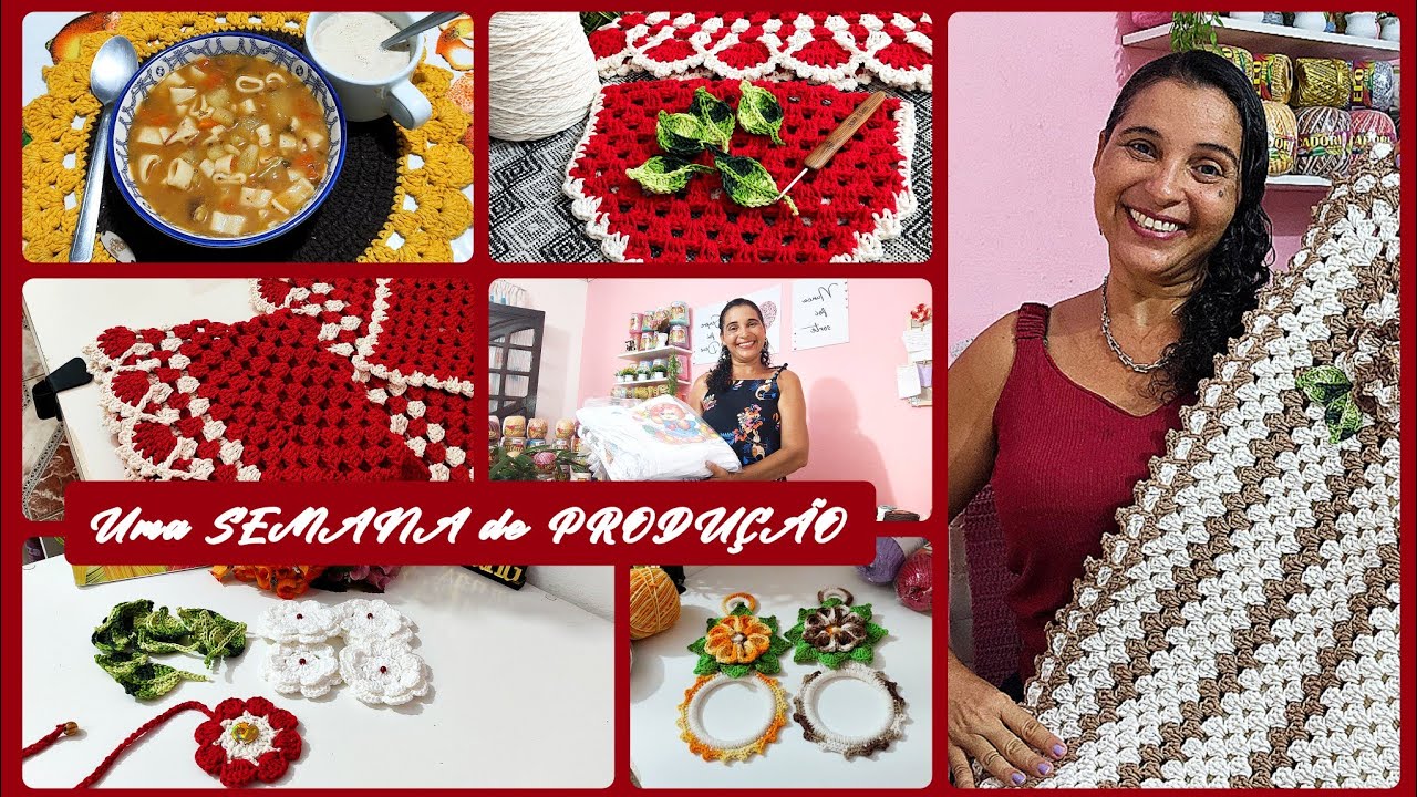 Uma semana INTEIRA de PRODUÇÃO ❤️🧶🥰