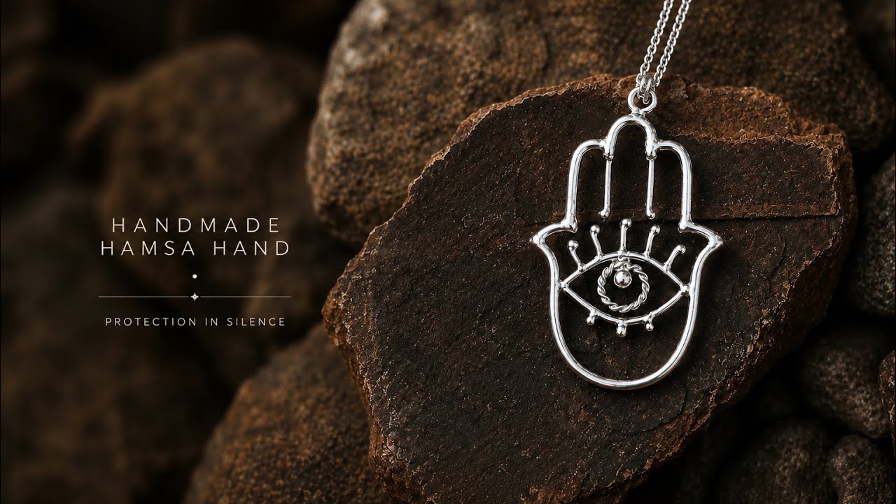 Making a Hamsa Hand Pendant | Handmade Silver Jewelry