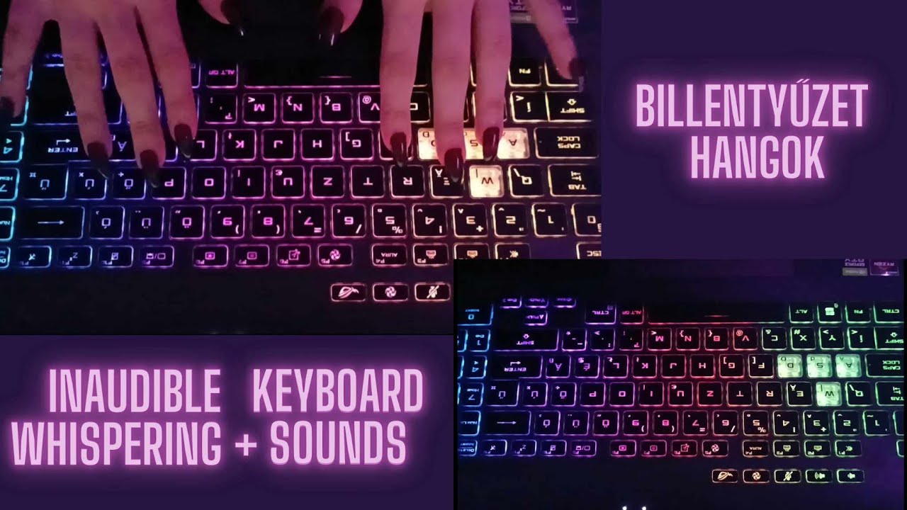 Inaudible Suttogás Billentyűzet hangokkal ⌨️💜 #asmr #magyarasmr #inaudiblewhispering #keyboardsounds
