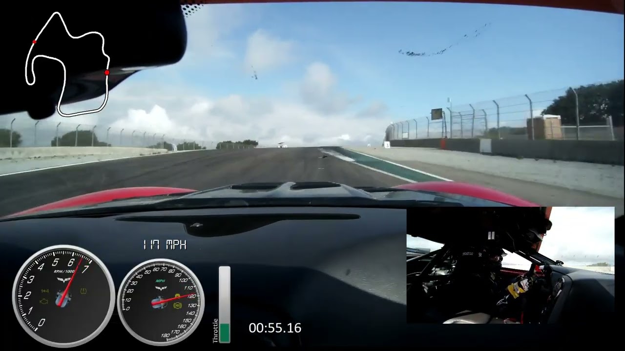 C6 Z06 Gridlife Laguna Seca Track Mod 4th Place - 1:31.0 Lap