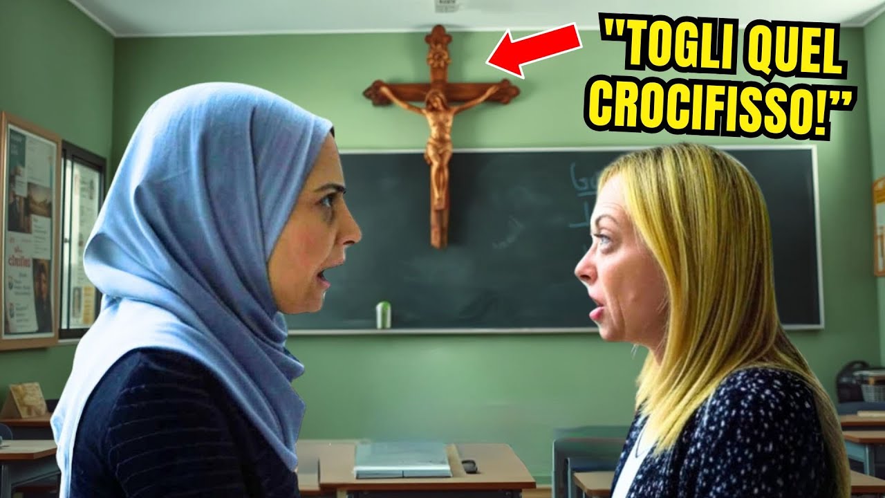 QUI COMANDIAMO NOI! &ndash; Giorgia Meloni respinge la richiesta di rimuovere il Crocifisso!