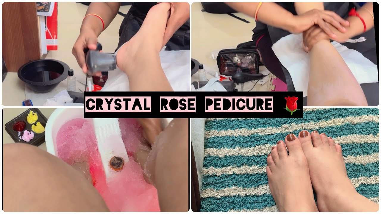 Crystal Rose Pedicure at Home 🌹| Urban Company + Peditrix Experience @UrbanCompanyYT 