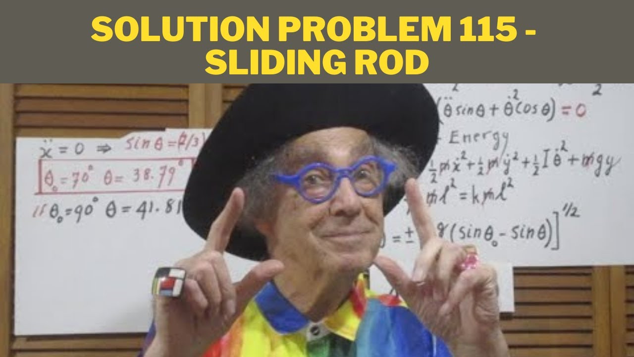 Solution Problem 115 - Sliding Rod