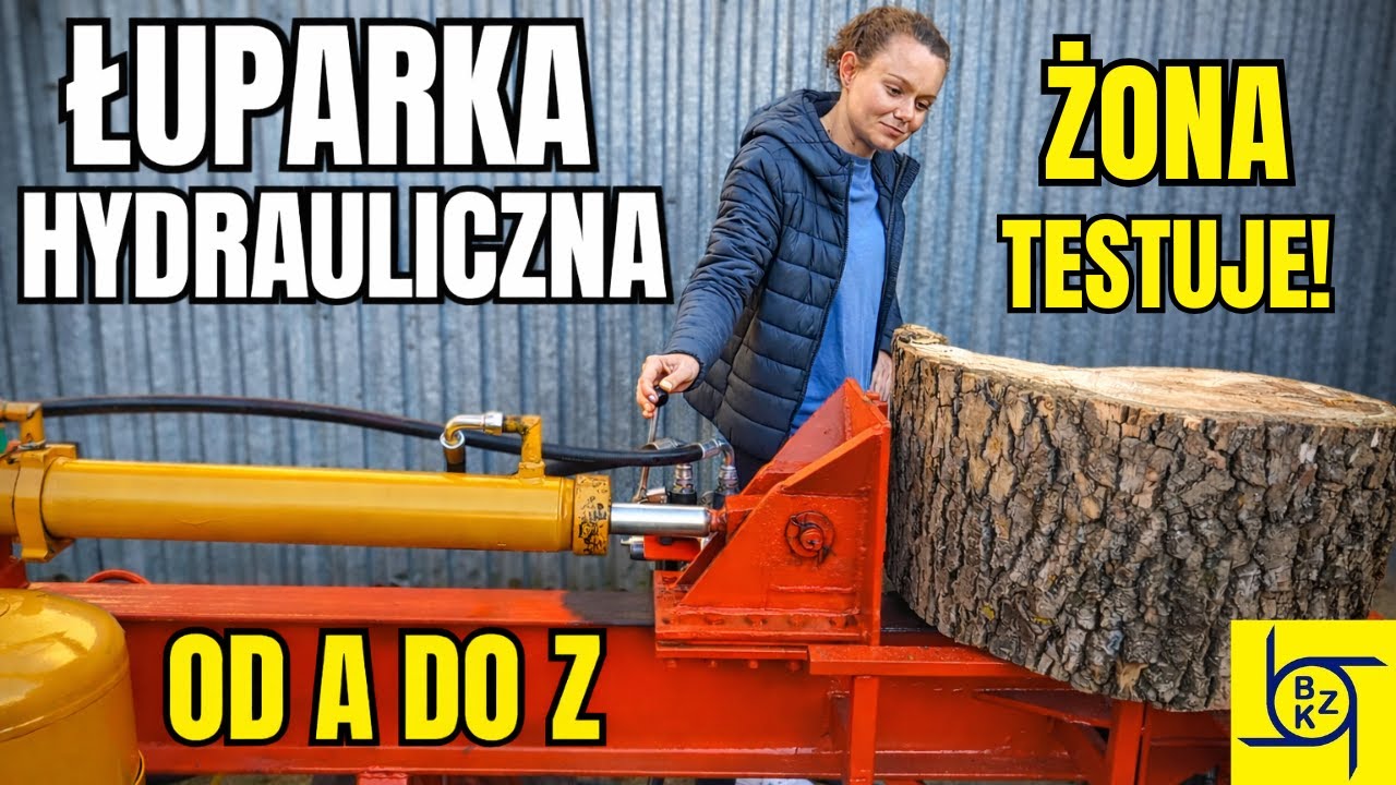 Łuparka hydrauliczna - Budowa i Testy
