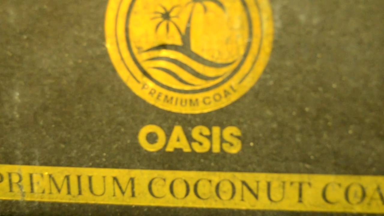Кокосовый уголь для кальяна Oasis.