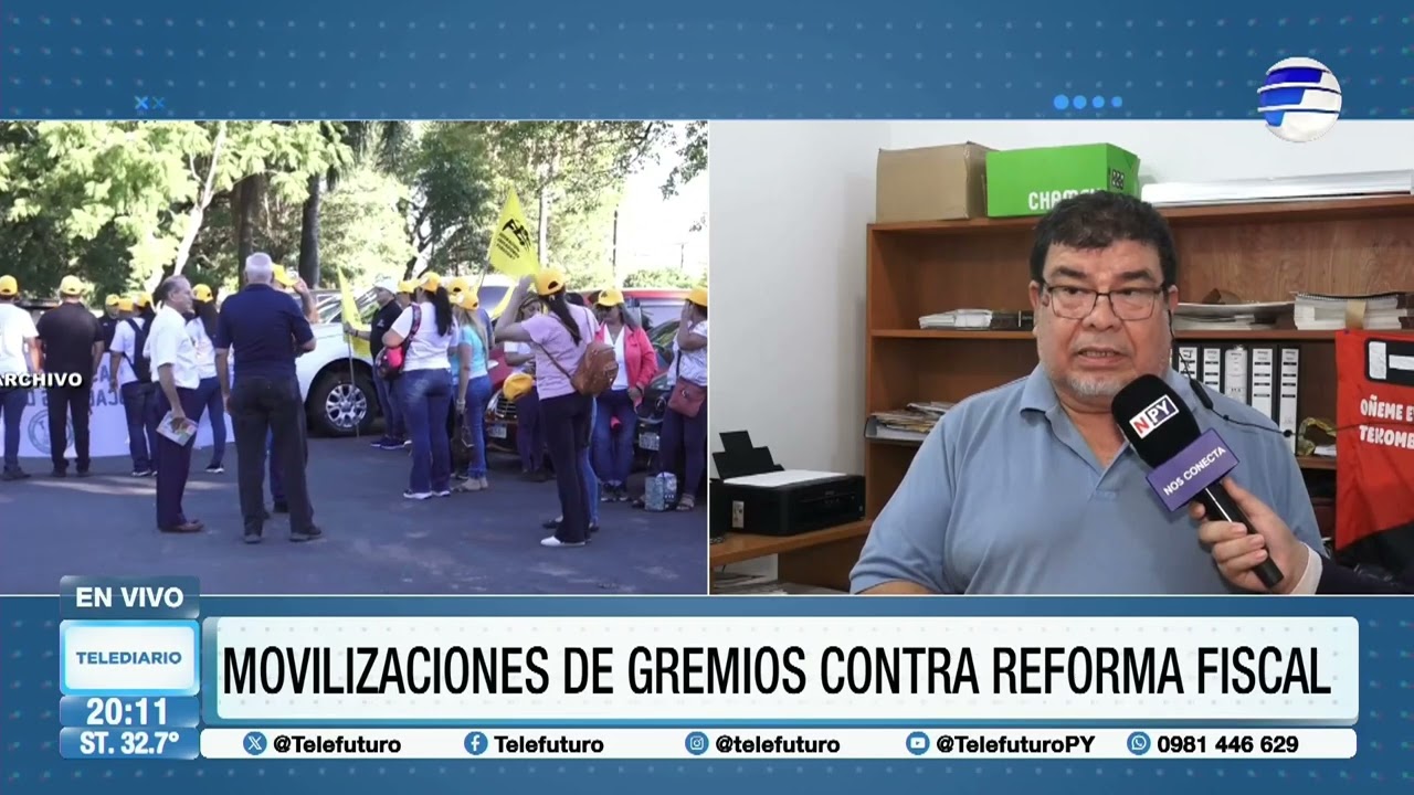 Movilizaciones de gremios contra Reforma Fiscal