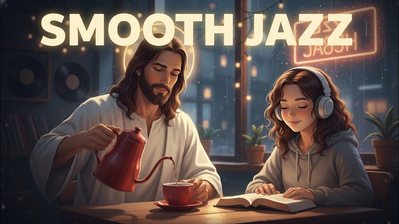 Gentle Christian Jazz for Study & Work ☕ Peaceful Bible Jazz | Gospel of Matthew