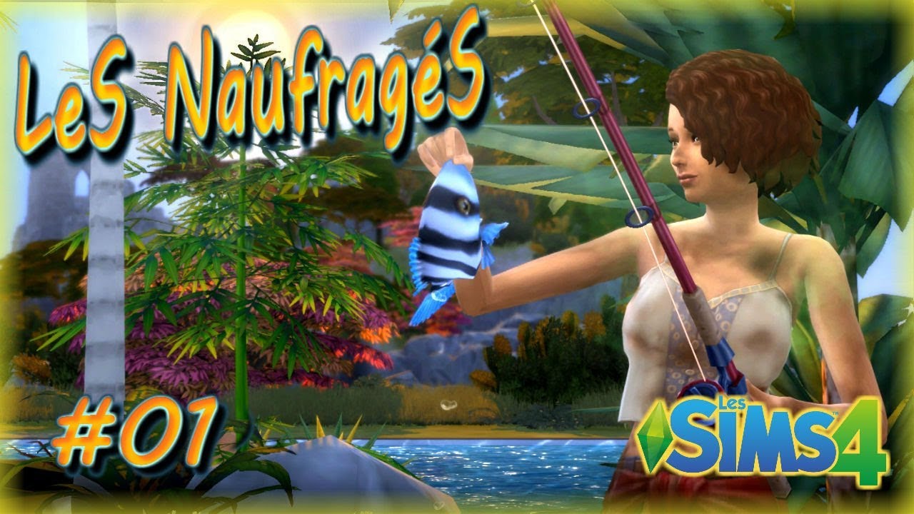 SIMS 4 LES NAUFRAGÉS #01🌴🙉 CHALLENGE