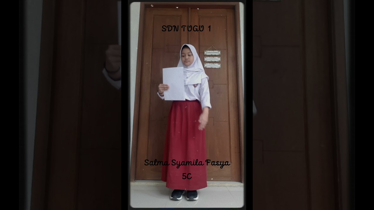 Membaca Puisi Kelas 5 SDN Tugu 1 || Salma Syamila Fasya_5C
