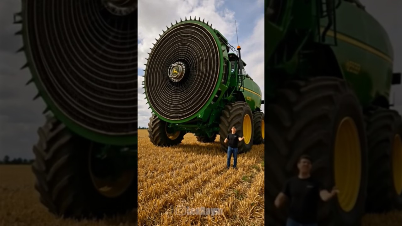Tractor on Fire! Shocking Farm Accident Caught on Camera! #farming