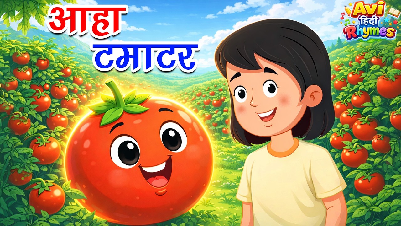 आहा टमाटर - Aaha Tamatar Bade Mazedar + Many More Popular Rhymes For Kids | Hindi Rhymes