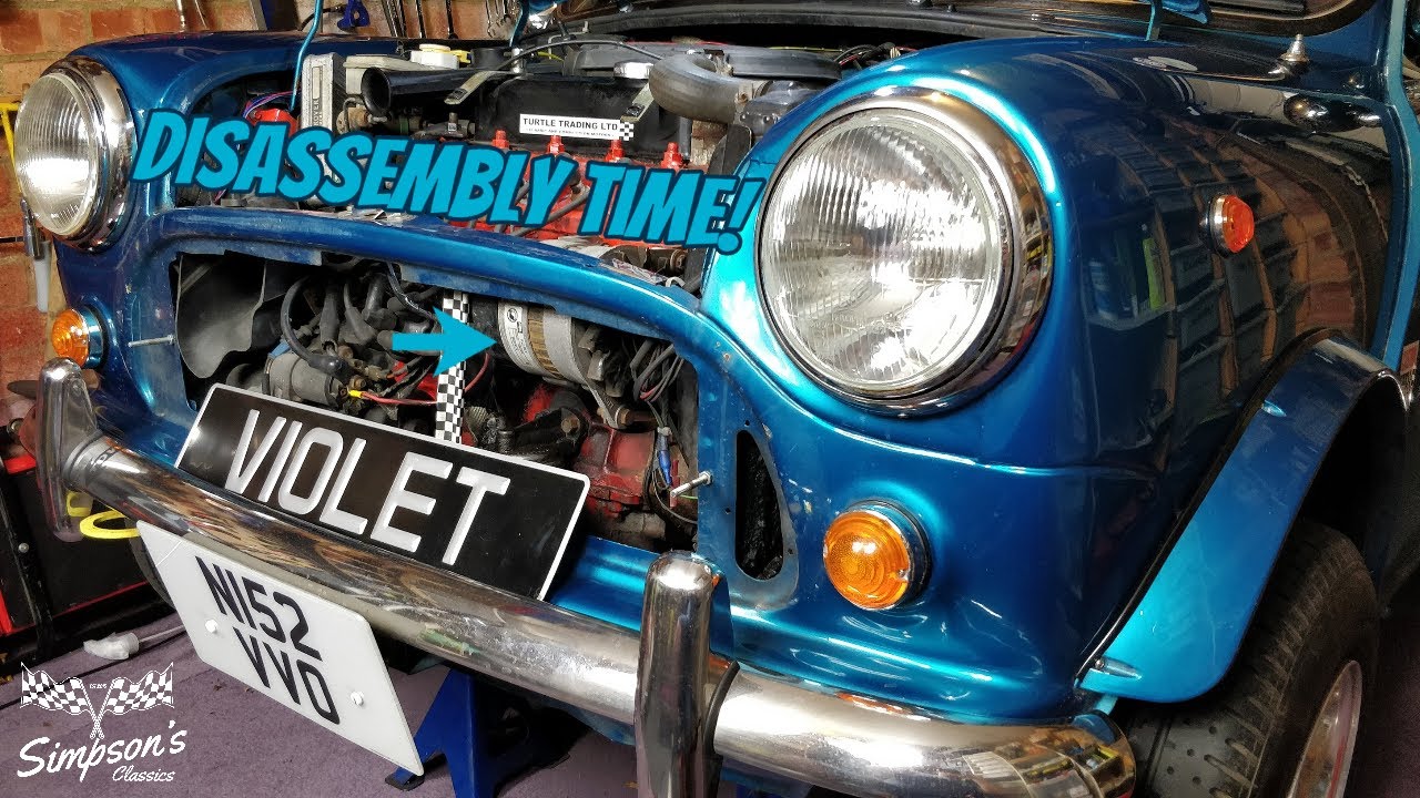 Classic Mini Sidewalk SPI - Inlet/Radiator Removal