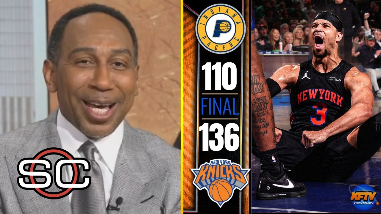 I was wrong about the Knicks! - Stephen A. reacts to Josh Hart drops 33, Knicks crush Pacers 136–110
