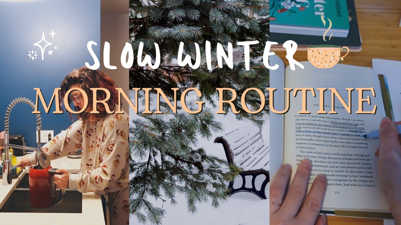 ❄️ SLOW WINTER MORNING ROUTINE | How I start my day in the coldest season of the year❄️