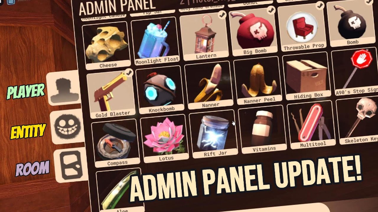 Admin Panel Update: New Items, UI Revamp & More | Roblox DOORS The Great Outdoors