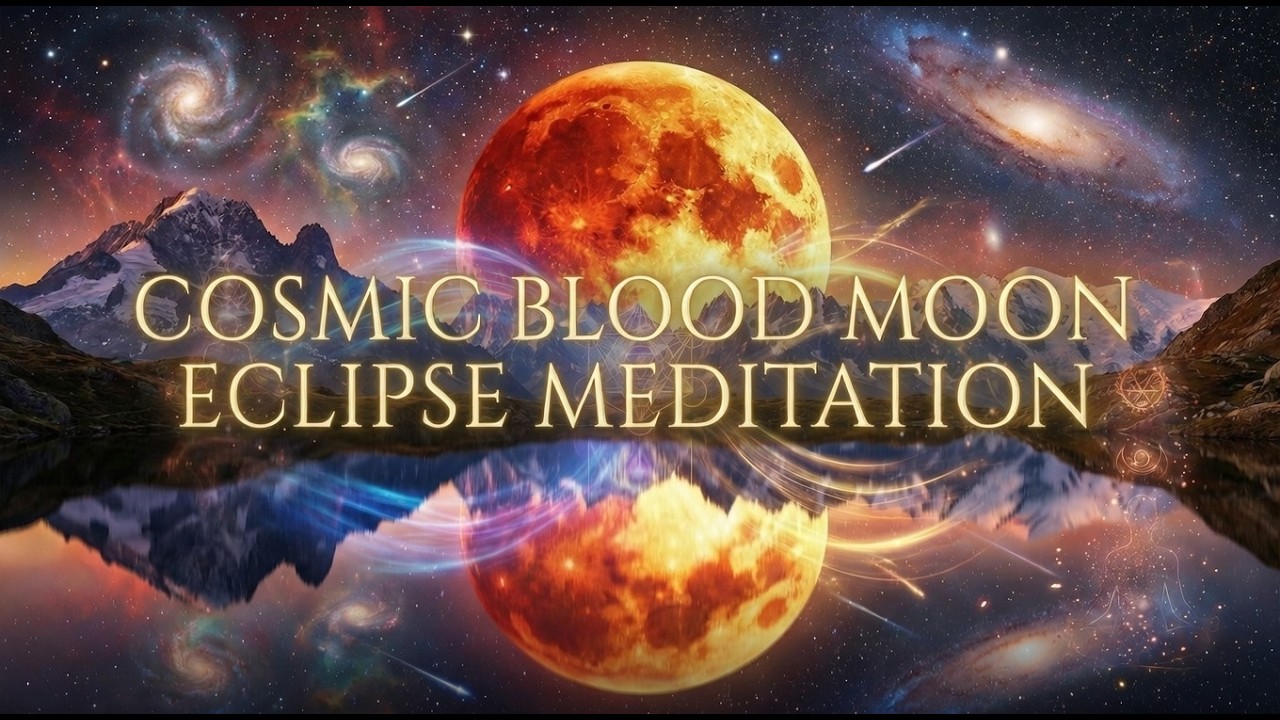 ⚡🌙🌑LIVE: BLOOD MOON LUNAR ECLIPSE MEDITATION | Manifest, Heal, and Activate Cosmic Energy 🔥💫🌌3/3