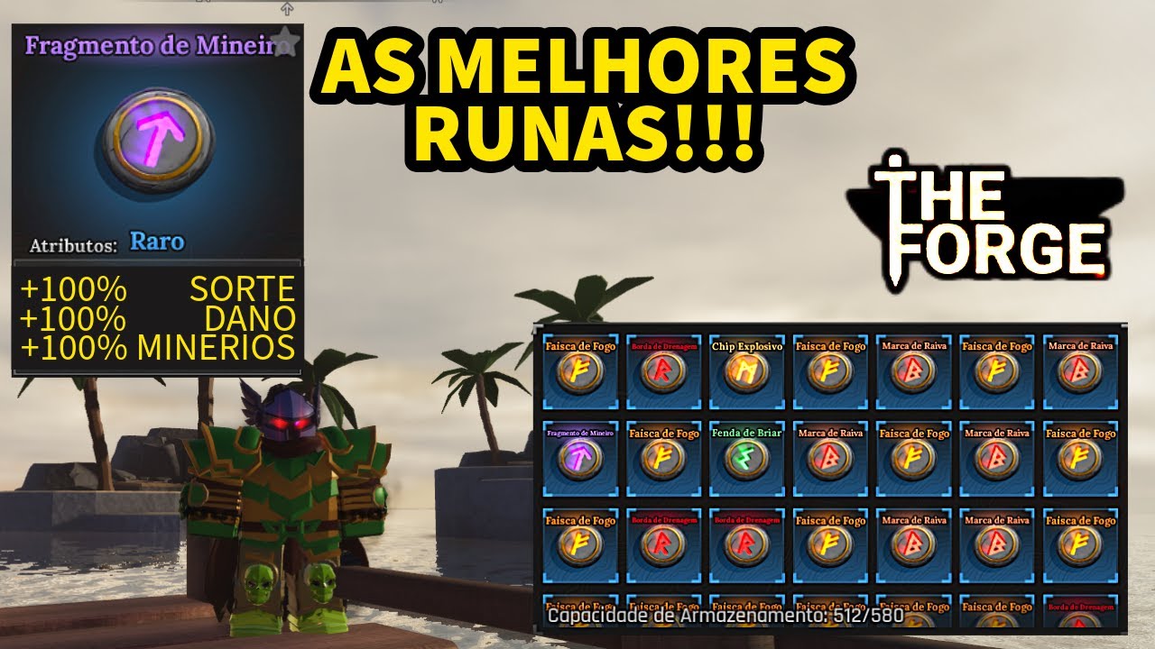 😱AS MELHORES RUNAS PARA USAR E FICAR MILION&Aacute;RIO NO THE FORGE!!! ROBLOX😱