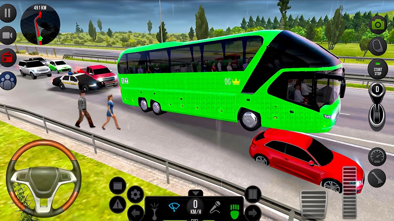 Euro bus simulator game 2026😱🚌 || new coach bus simulator part-8 Android gameplay 