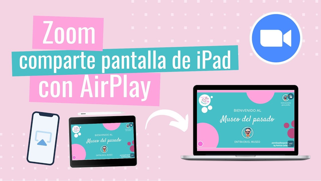 Cómo compartir pantalla de Zoom desde mi ipad con Airplay