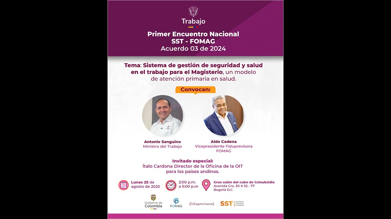 Primer encuentro nacional SST - FOMAG
