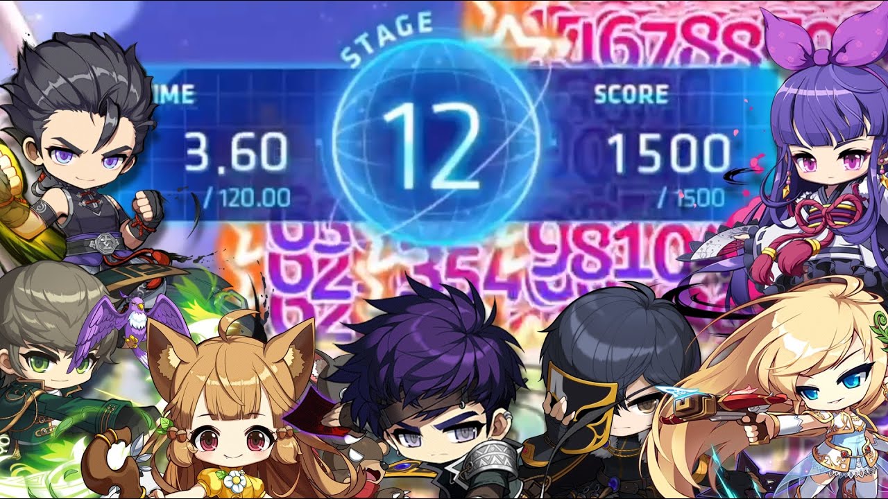 MapleStory Taiwan - 2023 World Best Punch King Collection! 3.6s?!!