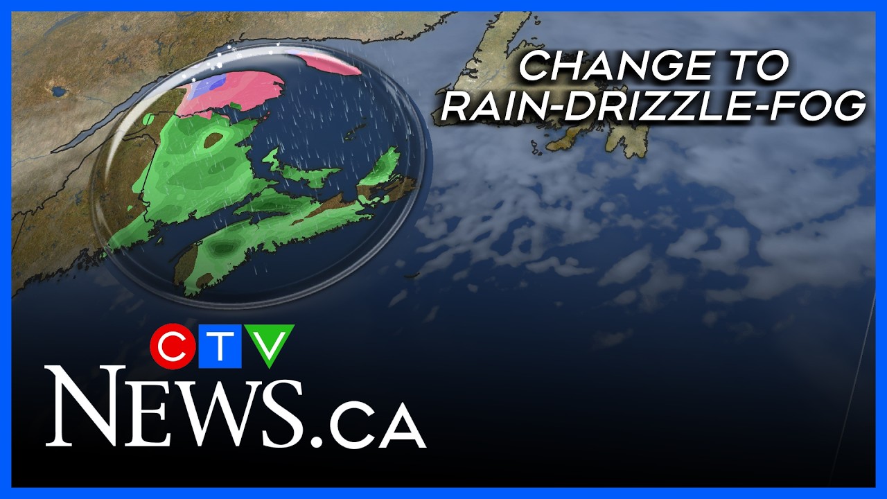 Icy night becomes a soggy Thursday for the Maritimes