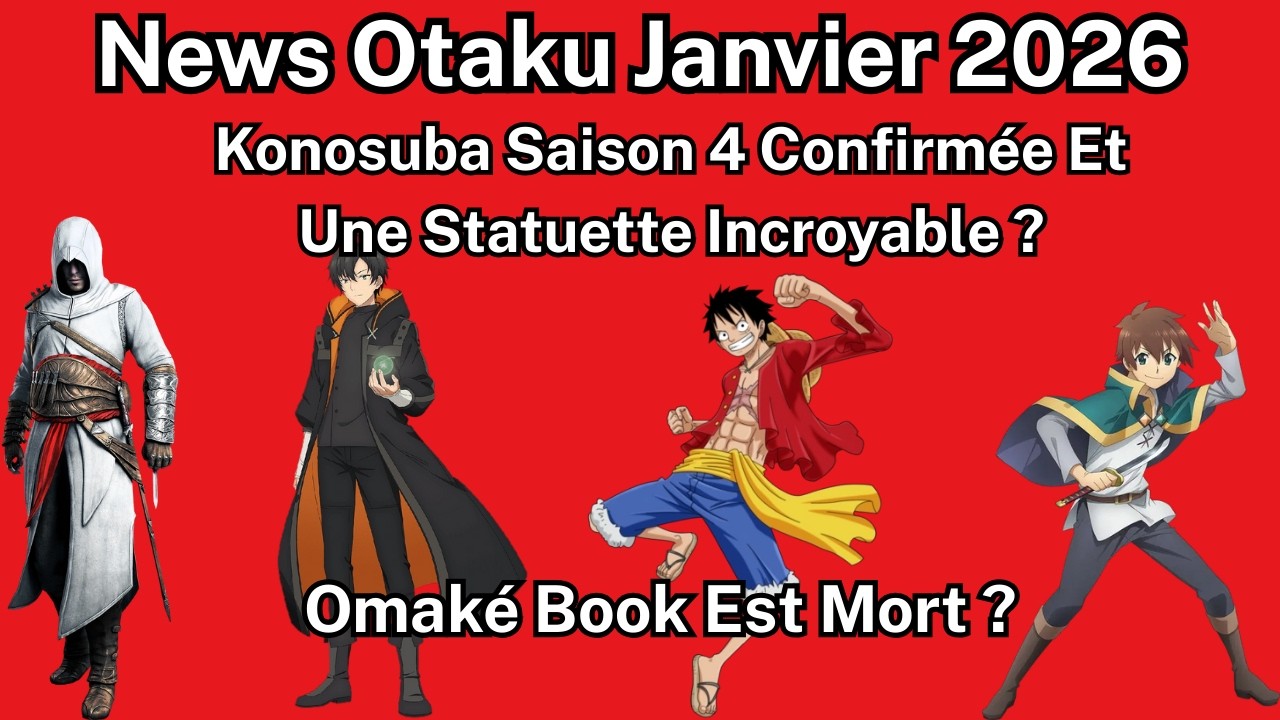 News Otaku Janvier 2026 - Une Statuette Incroyable Et Une Réédition Pour Un Manga ?