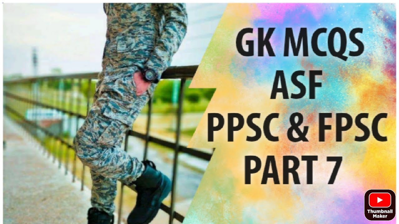 GK Mcqs For Airport Security Force Part 7|| General Knowledge Mcqs ASF 2022 by 
