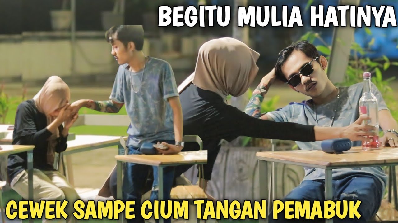 PRANK SHOLAWAT!! ADA APA DENGAN CEWEK INI SAMPE CIUM TANGAN PEMABUK