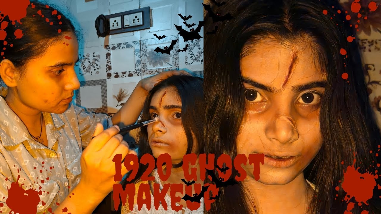 1920 Ghost Makeup 👻
