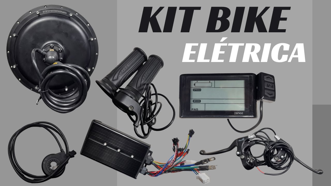 Kit Motor 2000w 72v Bike Elétrica Módulo Acelerador Display Manetes Saili Motor-Hel