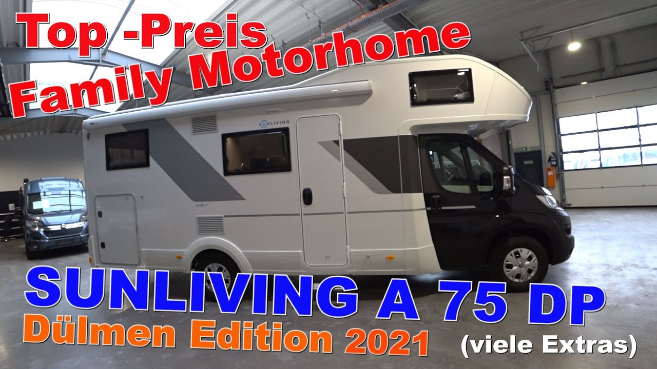 Alkoven Wohnmobil zum Knallerpreis Sunliving A 75 DP mit viel Ausstattung😍 Unsere Roomtour + Fazit 😍