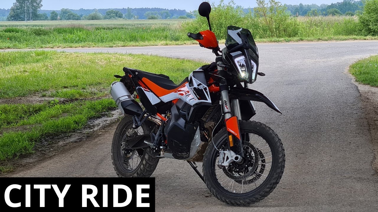 4K | KTM 790 Adventure R | City Ride