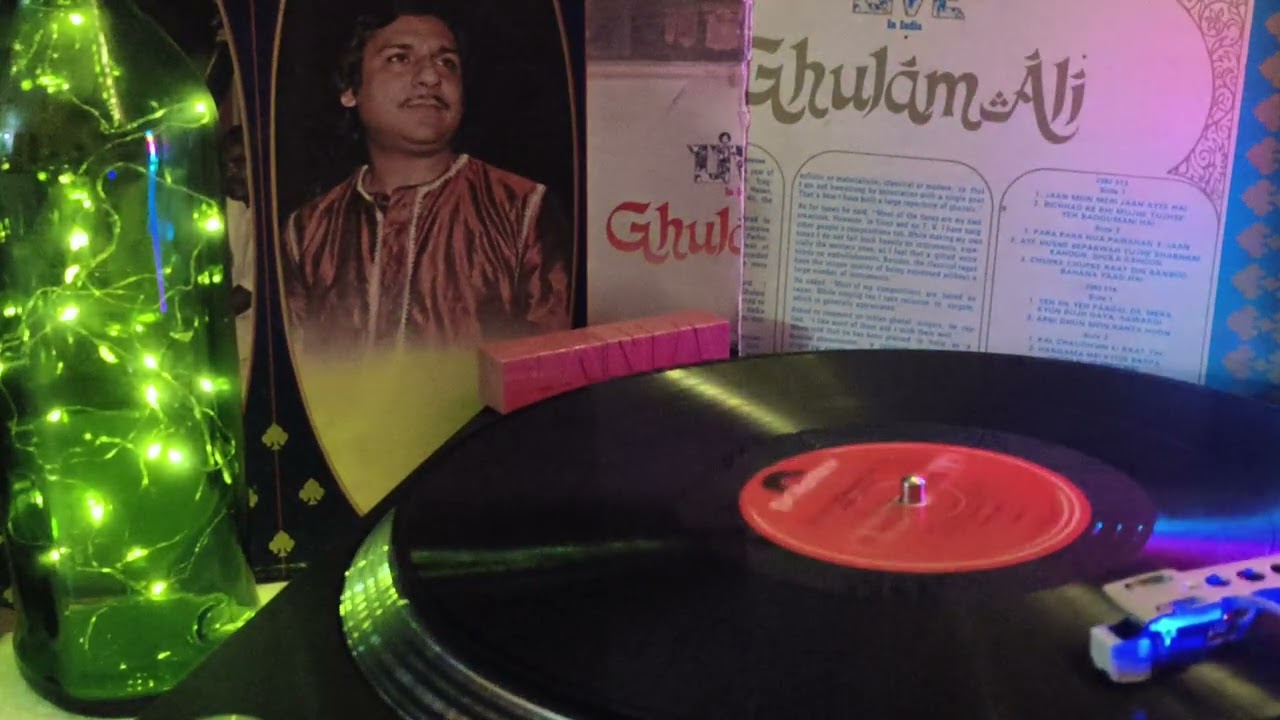 Yeh dil yeh pagal dil mera (Live in India Version) #ghazal #ghulamalighazal #ghulamalilive #vinyl