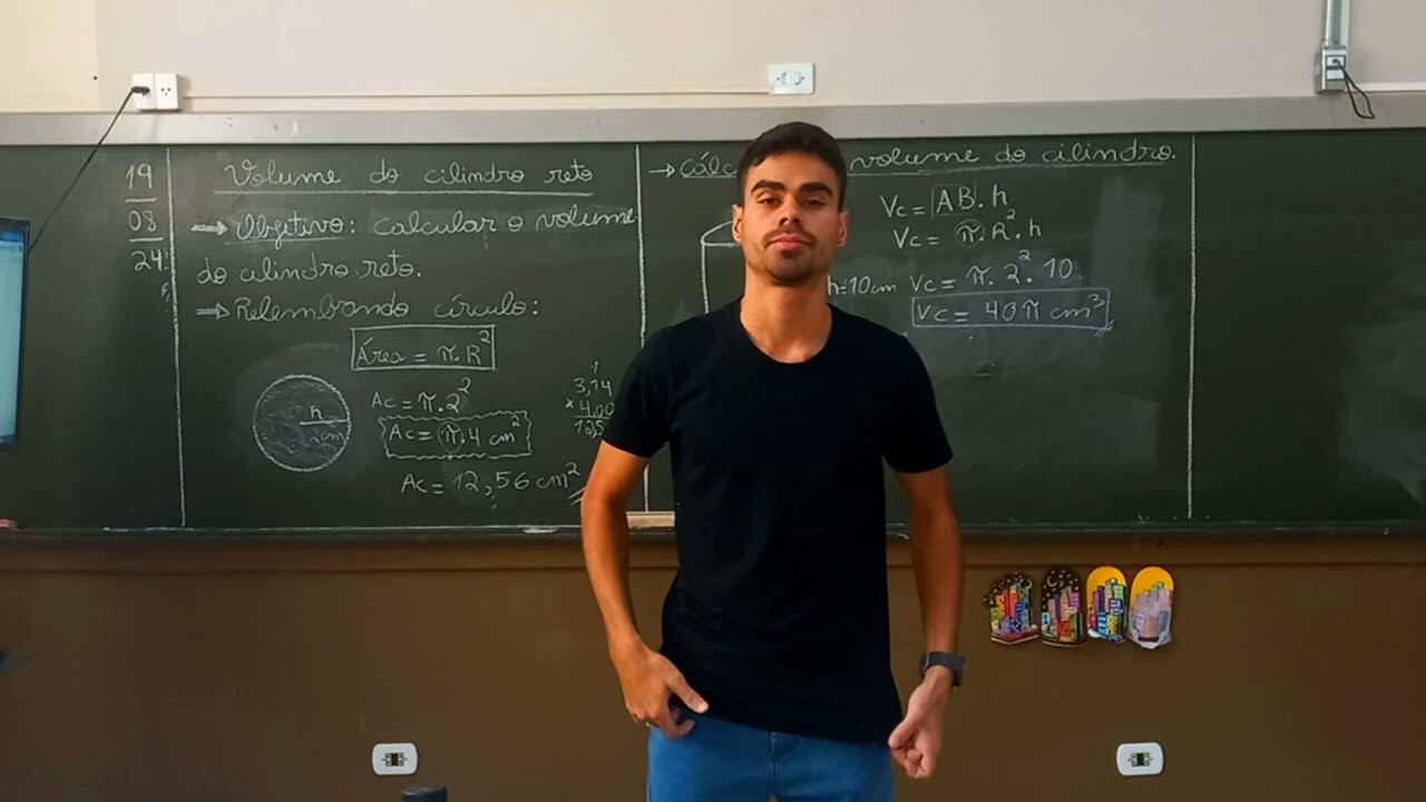 Volume de cilindro reto
