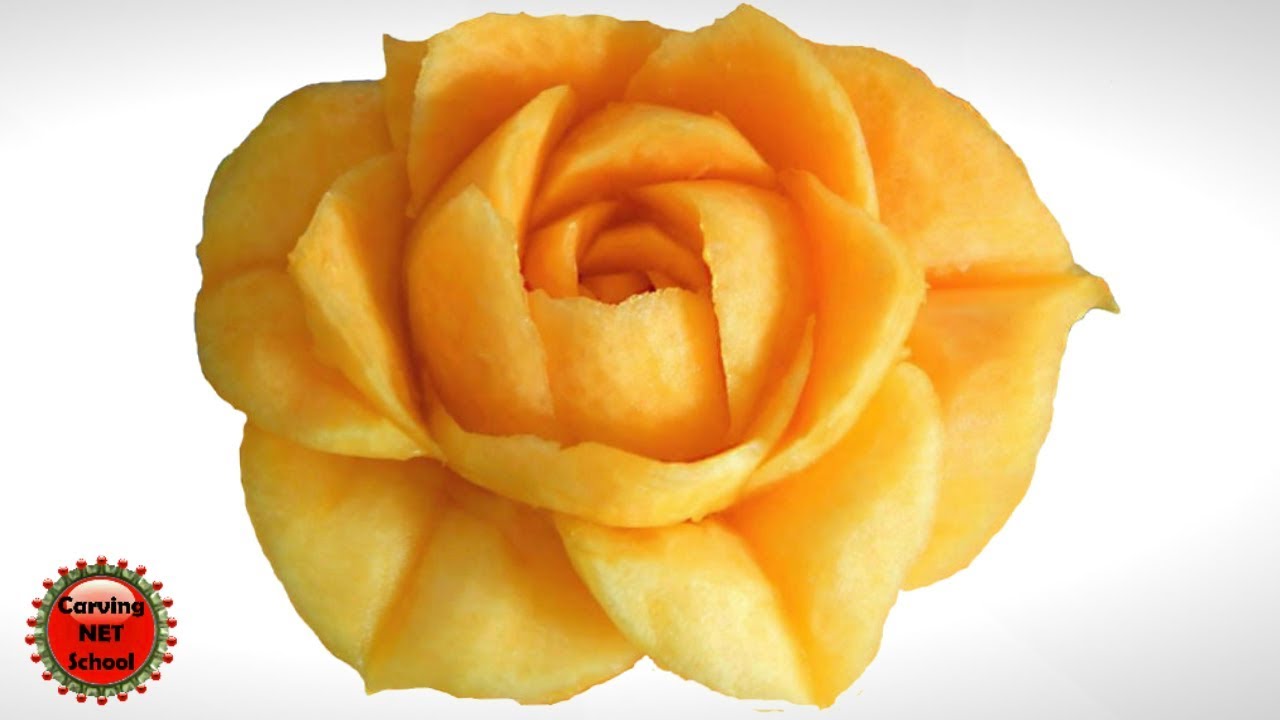 Rose in pumpkin, rosa em abóbora, art in pumpkin, arte em abóbora, pumpkin garnish